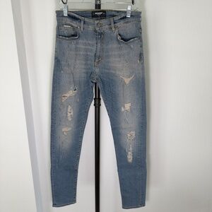 Represent Men’s Repairer Slim-Fit Jeans, Sand Blue